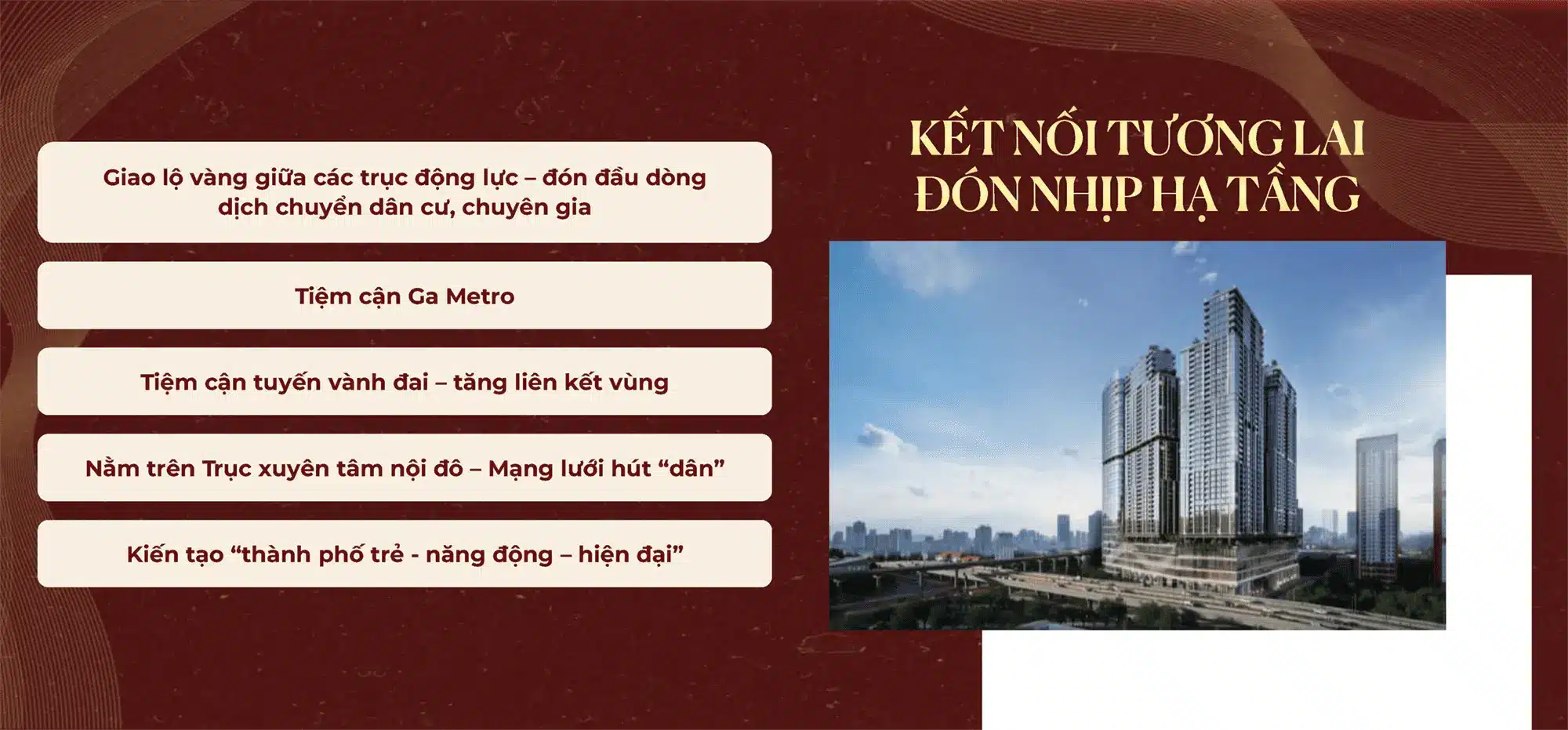 Đón đầu hạ tầng tương lai - giao lộ vàng giữa các trục động lực, kiến tạo thành phố trẻ năng động hiện đại