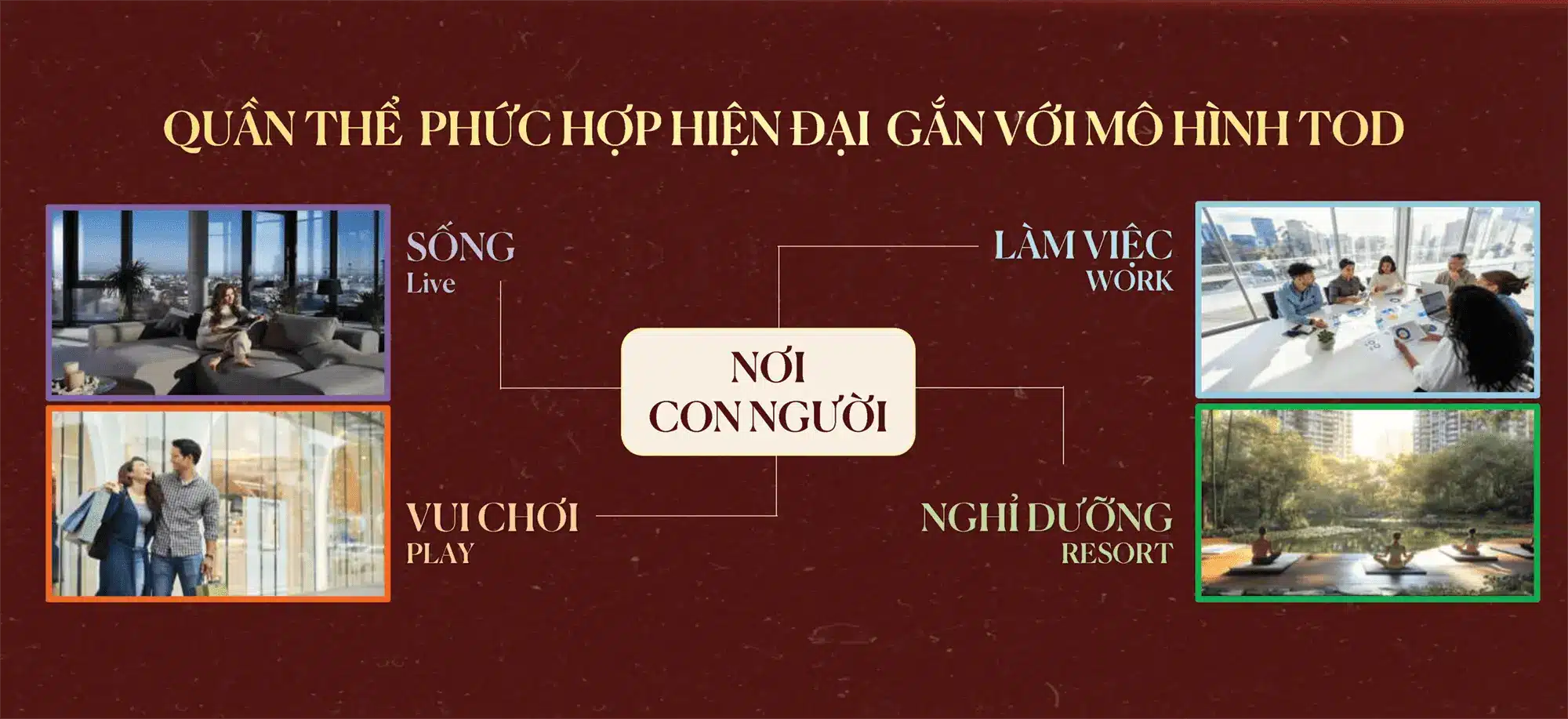 Mô hình TOD hiện đại - nơi hội tụ đầy đủ SỐNG, LÀM VIỆC, VUI CHƠI, NGHỈ DƯỠNG trong cùng một không gian