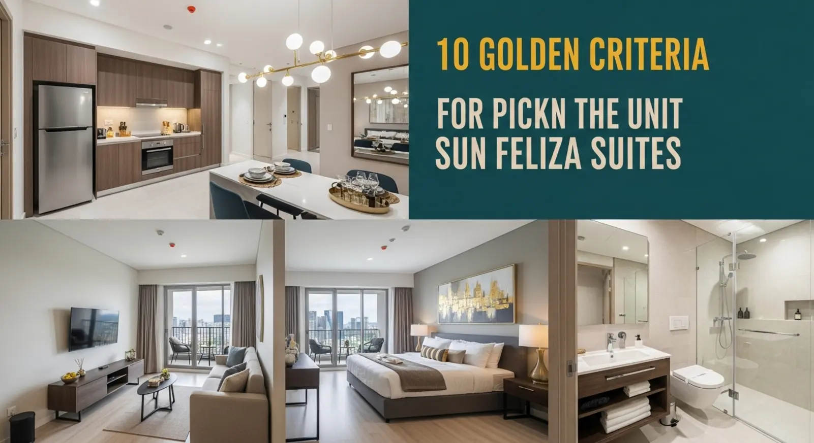 Chọn Unit Tốt Nhất Sun Feliza Suites: 10 Tiêu Chí Vàng