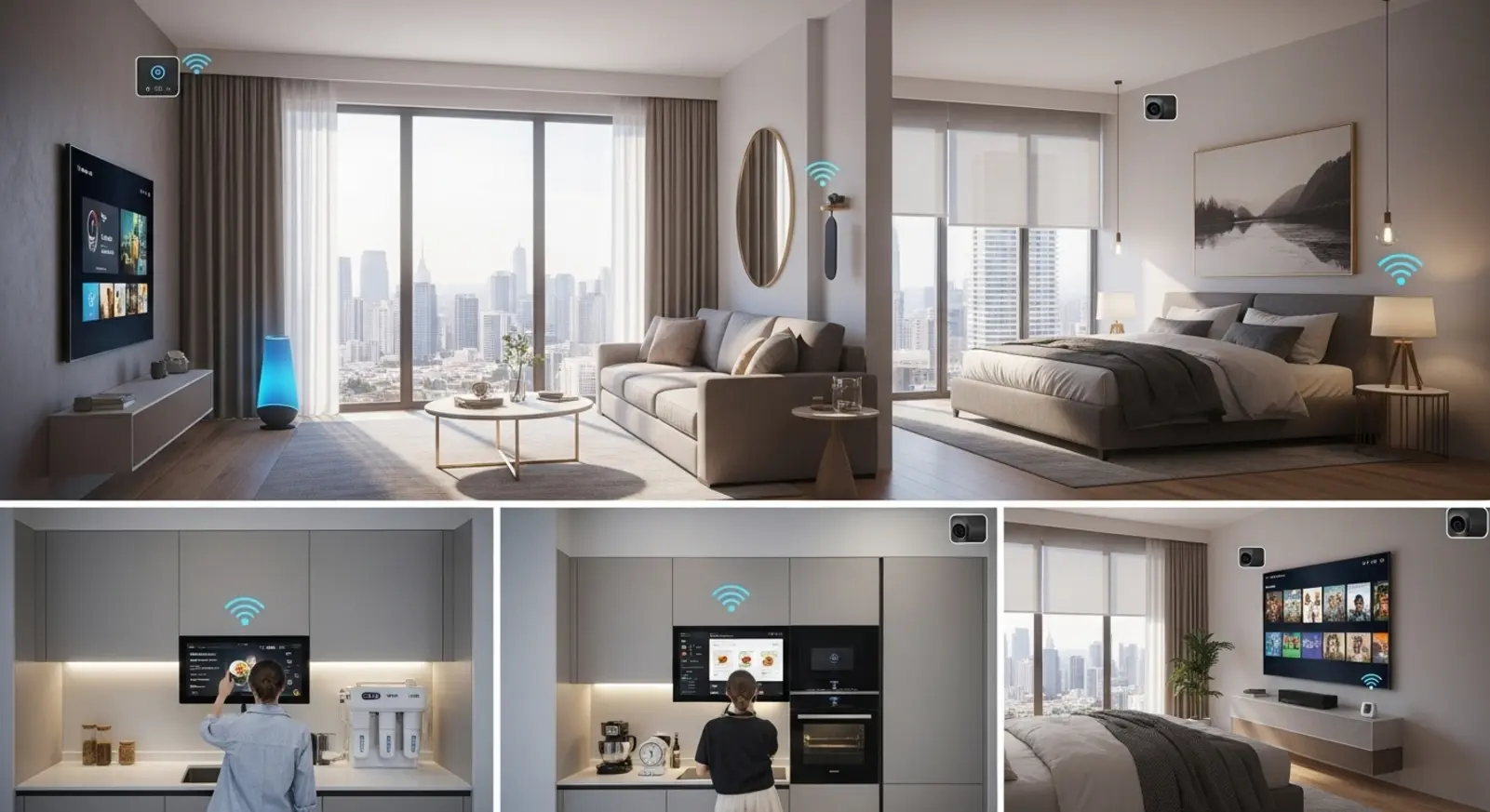 Hệ sinh thái smart home tại Sun Feliza Suites với 12 công nghệ tiên tiến