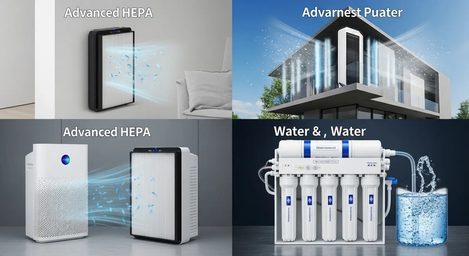 Hệ thống lọc không khí và nước hiện đại bảo vệ sức khỏe cư dân
