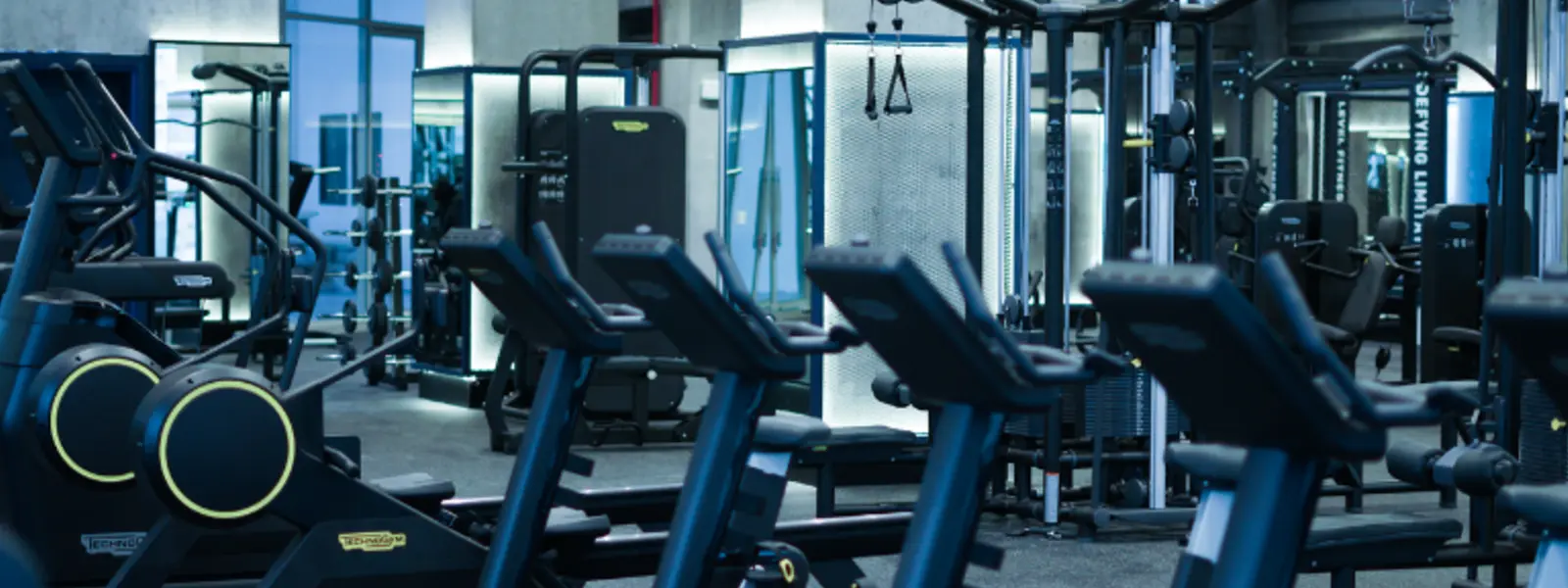 Phòng gym hiện đại với trang thiết bị từ các thương hiệu hàng đầu thế giới