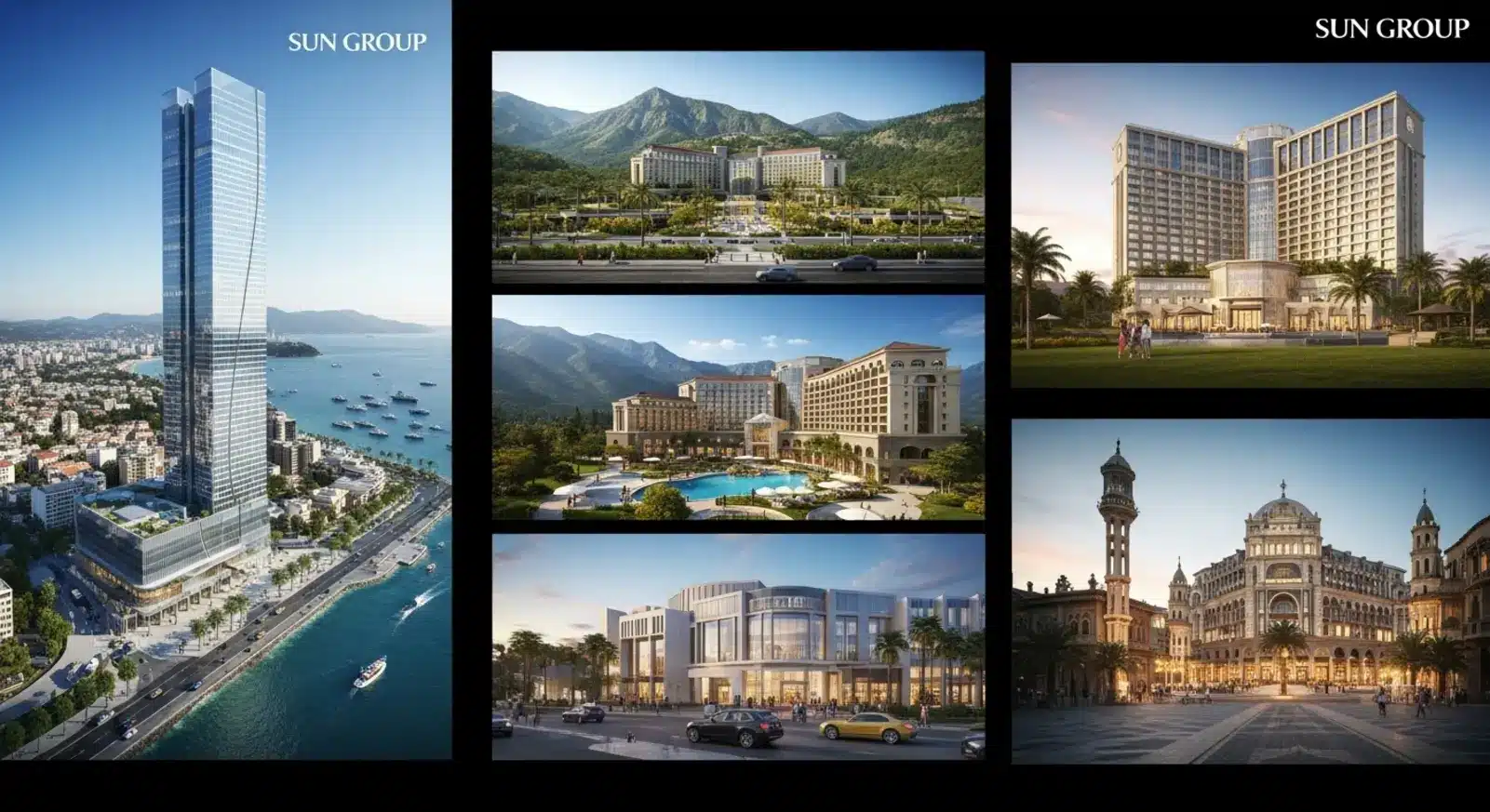 Sun Group với track record các dự án cao cấp tại nhiều điểm đến nổi tiếng