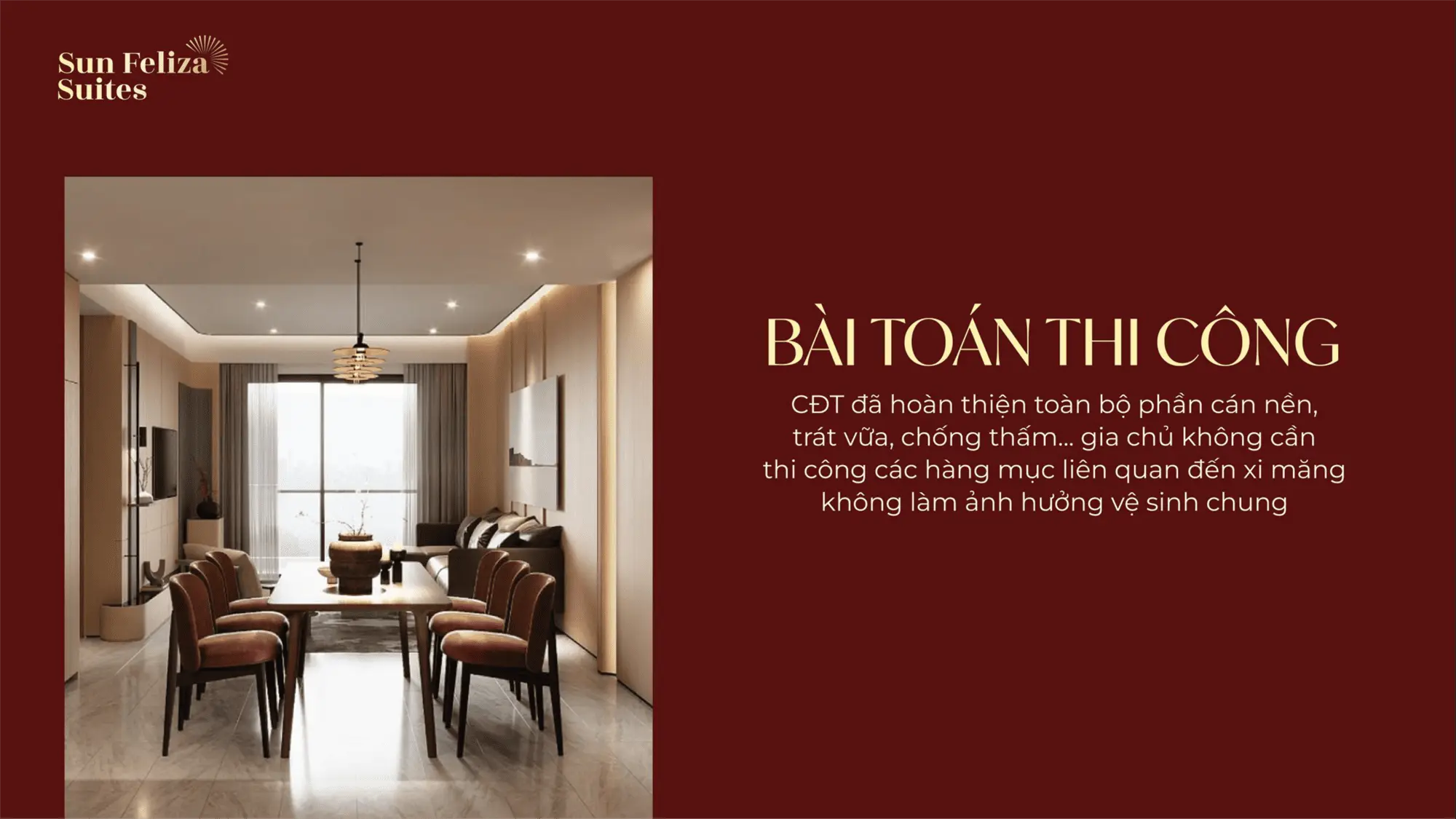 Chủ đầu tư hoàn thiện toàn bộ kết cấu, chống thấm – gia chủ chỉ cần trang trí nội thất theo sở thích