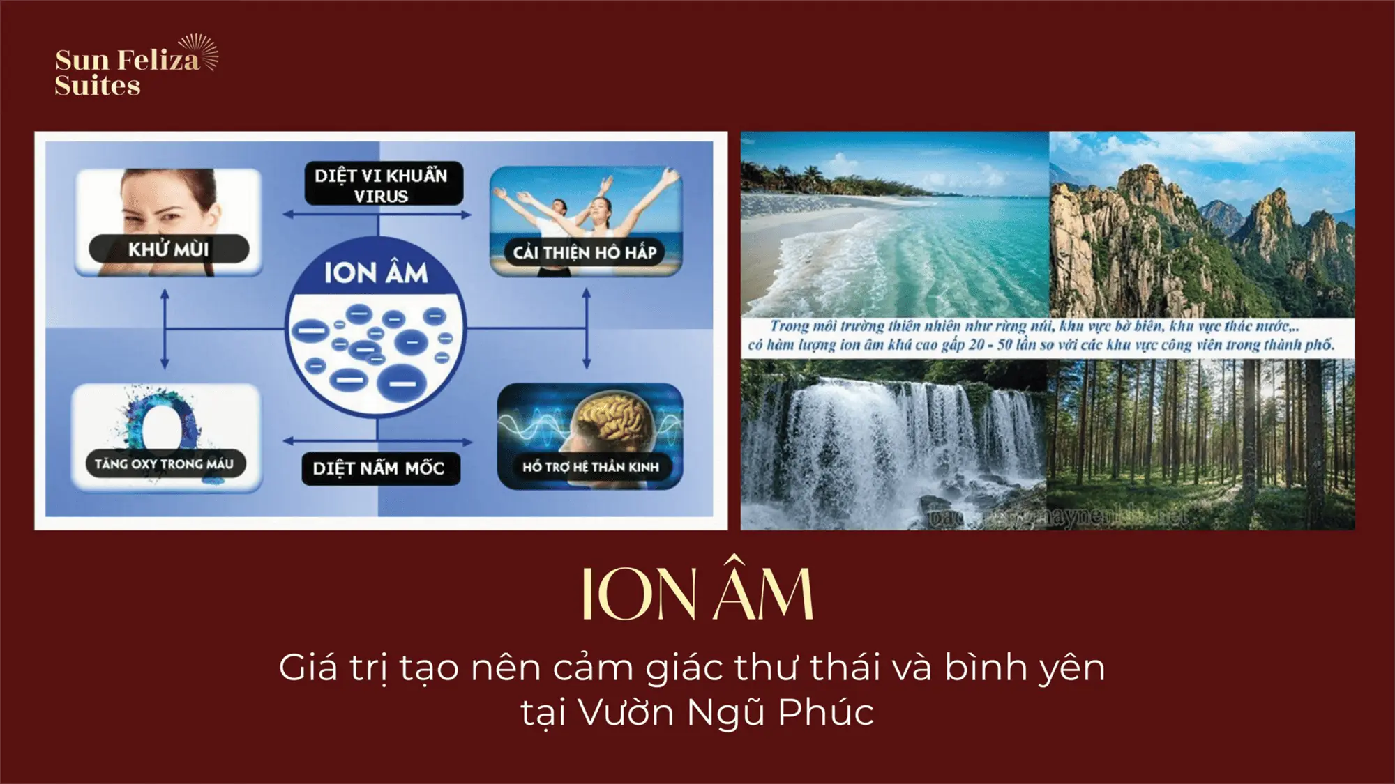 Công nghệ ion âm hiện đại tại Sun Feliza Suite giúp khử mùi, diệt khuẩn virus và cải thiện hô hấp cho cư dân