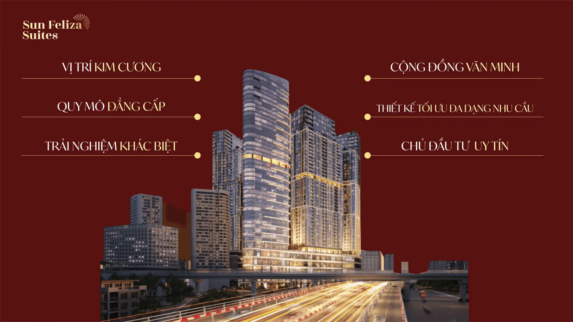 Dự án Sun Feliza Suites - Vị trí kim cương, quy mô đẳng cấp, trải nghiệm khác biệt từ chủ đầu tư uy tín