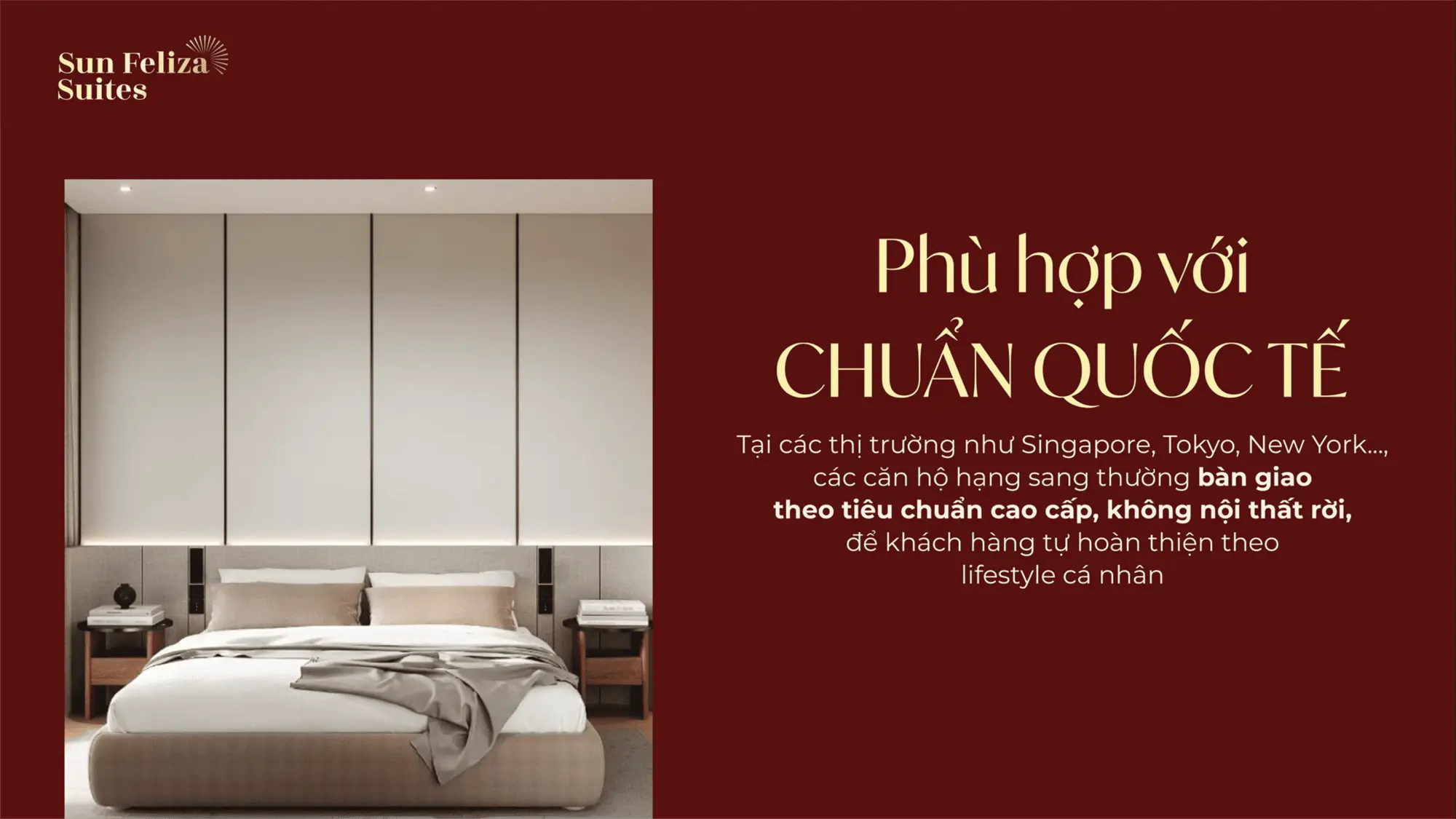 Theo tiêu chuẩn Singapore, Tokyo, New York – căn hộ sang bàn giao thô để khách tự hoàn thiện theo phong cách sống
