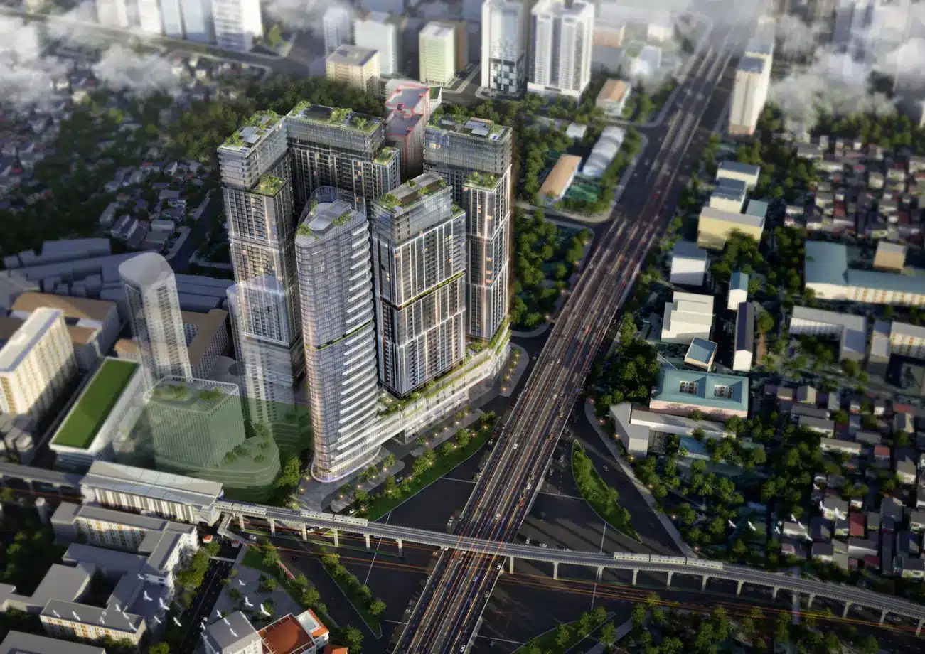 Dự án căn hộ Sun Feliza Suites tọa lạc tại nút giao sầm uất quận Cầu Giấy, Hà Nội.