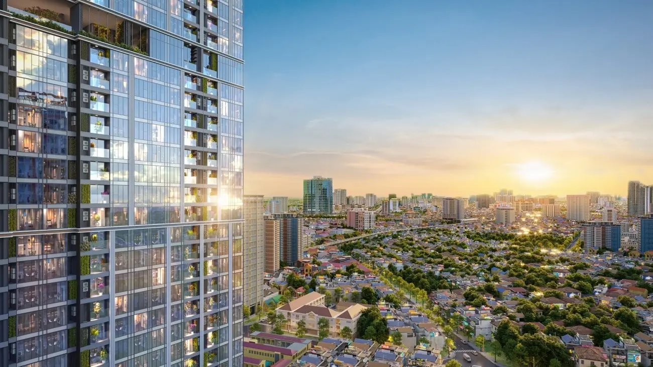 Phối cảnh Chung cư Sun Feliza Suites tại trung tâm Cầu Giấy, Hà Nội. Ảnh: Sun Property